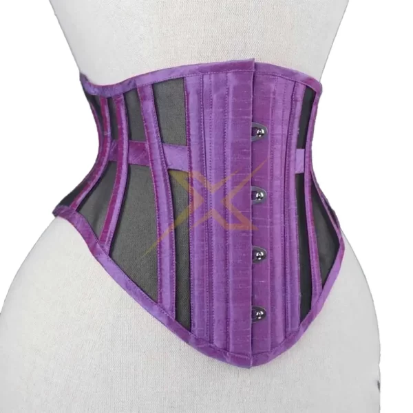 0013 Cotton Corset Heavy Duty Genuine Double Steel Boned Corset 1