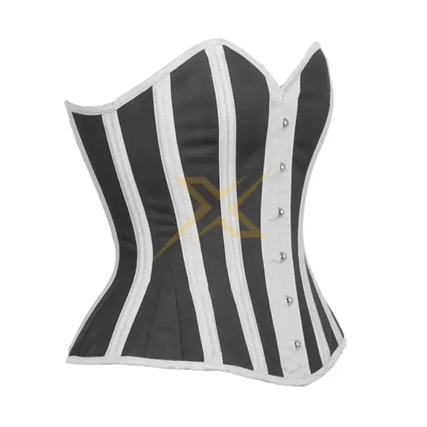 Genuine Cotton Corset Heavy Duty Double Steel Boned Corset 3