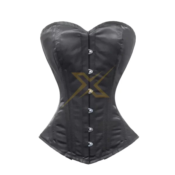 0026 Corset 26 Heavy duty Steel Boned Corset Top Women Genuine Satin top Corset 2