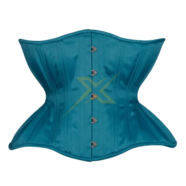 Excel Customized Best Design Wholesale Over Bust Corset 26 Heavy duty Steel Boned Corset Top Women Genuine Satin top Sale Corset 2