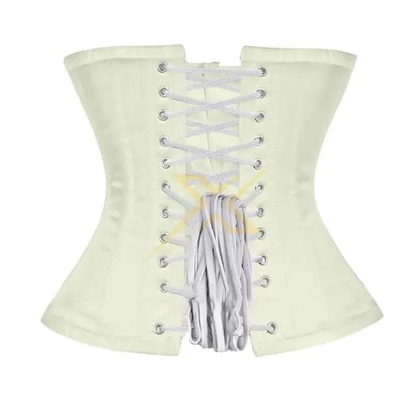 High Quality Under Bust Genuine Satin fabric Material Womens Fashion Wears High quality Corset 2