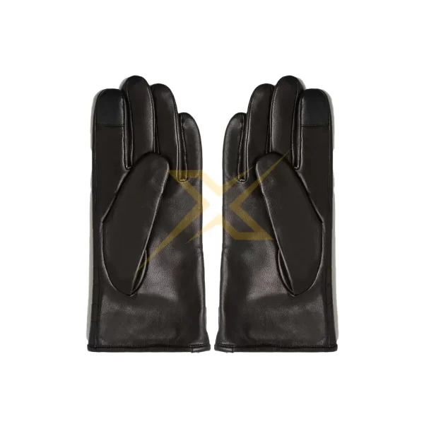 Mens Genuine Leather Zip Style Gloves 2