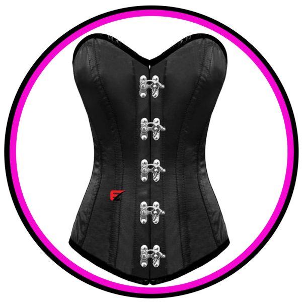 Women's Long Corset Heavy Duty Steel Boned Under Bust Corset