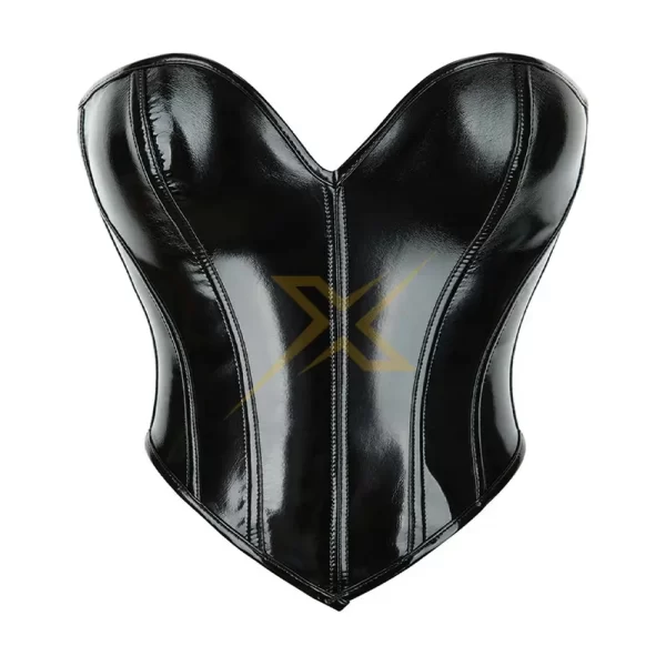 Women PVC Leather Corset Plus Size Corset 2