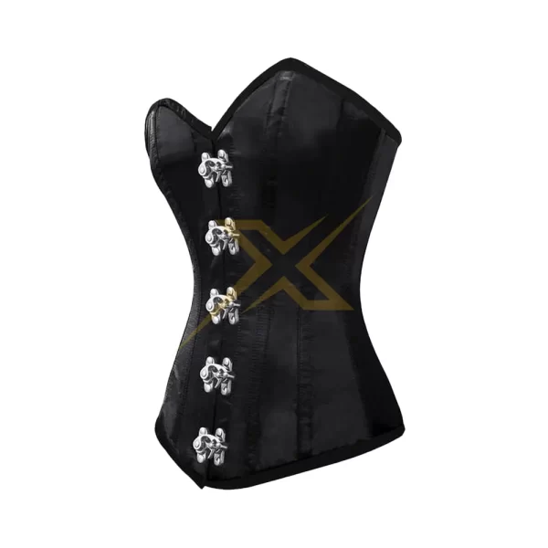 Womens Long Corset Heavy Duty Steel Boned Under Bust Corset 2